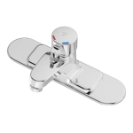 Symmons Industries SLC-6000-IPS-OFG Scot&reg; Single Handle Lever Deck Mount Faucet in Polished Chrome sp&eacute;cification