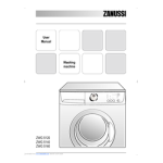 Zanussi ZWG 5160 Lave-linge Manuel utilisateur