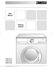Zanussi ZWG 5160 Lave-linge Manuel utilisateur | Fixfr