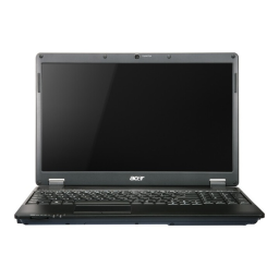 Acer Extensa 5635Z Notebook Guide de démarrage rapide | Fixfr