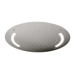 CRISTINA CRIPD342 Soffione anticalcare 370 x 370 mm a soffitto Guide d'installation | Fixfr