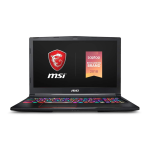 MSI MS-16P7 GE63 Raider RGB 9SF Manuel du propri&eacute;taire