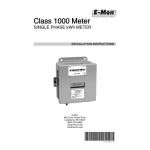 E-Mon Class 1000 Guide d'installation
