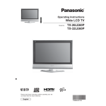 Panasonic TX-29PS11D/M: Mode d'emploi + Chat IA