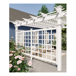 Pergola Privacy Trellis