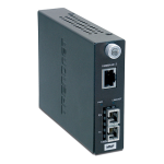 Trendnet TFC-1000MSC Intelligent 1000Base-T to 1000Base-SX Multi-Mode SC Fiber Converter Fiche technique