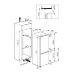 Whirlpool ART 8814/A+++ SFS Fridge/freezer combination Manuel utilisateur