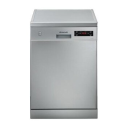 Brandt DFS1009X Free-standing dishwasher Manuel utilisateur | Fixfr