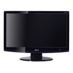 Acer H243H Monitor Guide de d&eacute;marrage rapide