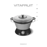 Tefal MJ701131 Vitafruit Appareil &agrave; confiture Manuel utilisateur