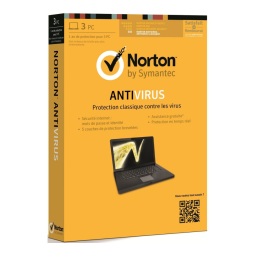 Symantec Norton AntiVirus 2013 Mode d'emploi | Fixfr