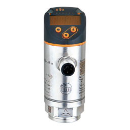 IFM PI7096 Flush pressure sensor Mode d'emploi | Fixfr