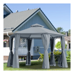 Outsunny 84C-052GY 13' x 13' Party Tent Mode d'emploi