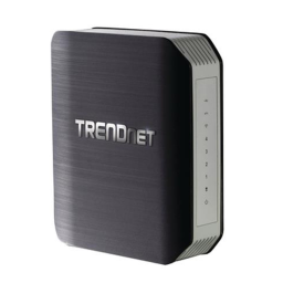 Trendnet RB-TEW-812DRU AC1750 Dual Band Wireless Router Fiche technique | Fixfr