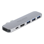 DeLOCK 87753 Docking Station for MacBook Dual HDMI 4K / PD / Hub Fiche technique