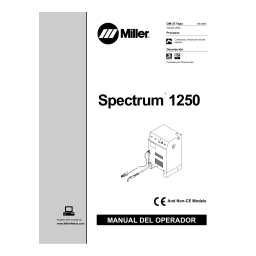 Miller SPECTRUM 1250 Manuel utilisateur | Fixfr