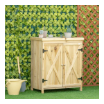 Outsunny 84B-632ND Garden Storage Cabinet Mode d'emploi