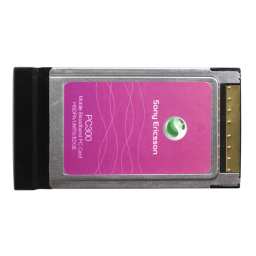 Sony Ericsson PC300 Manuel utilisateur | Fixfr