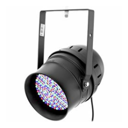 LED PAR 64 10 mm black RGB
