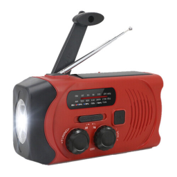 Denver SCR-2000 Solar Crank Radio Manuel utilisateur | Fixfr