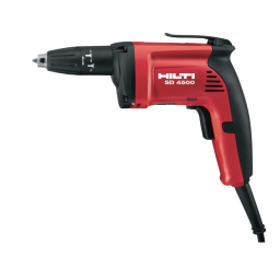 Hilti SD 4500 Manuel utilisateur | Fixfr