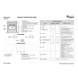 Whirlpool AKZ 223/AL Manuel utilisateur | Fixfr