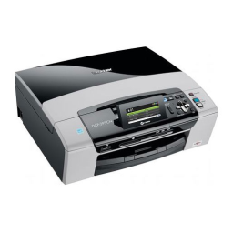 Brother DCP-395CN Inkjet Printer Manuel du propriétaire | Fixfr