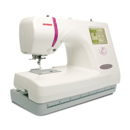 JANOME Memory Craft 350E Manuel utilisateur | Fixfr