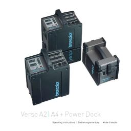 Verso A2 / A4 | Manuale del proprietario | Broncolor Verso A2/A4 Manuel du propriétaire | Fixfr