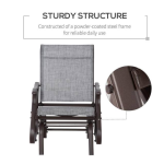 Outsunny 84B-961GG Outdoor Glider Chair Mode d'emploi