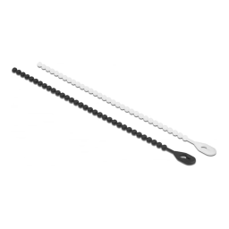 DeLOCK 19507 Beaded Cable Tie reusable L 180 x W 3.6 mm 100 pieces Fiche technique | Fixfr