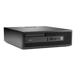 HP EliteDesk 705 G3 Small Form Factor PC Manuel utilisateur | Fixfr