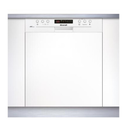 Brandt VH15W Built-in dishwasher Manuel utilisateur | Fixfr