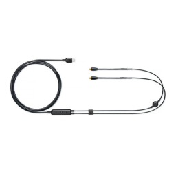 Shure RMCE-LTG Remote   Mic Lightning® Cable Mode d'emploi | Fixfr