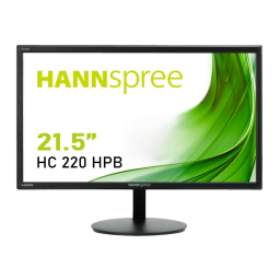 Hannspree HC 220 HPB Manuel utilisateur | Fixfr