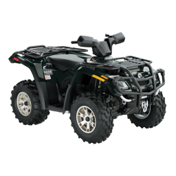 Can-Am Outlander 400 EFI CE 2011 Manuel du propriétaire | Fixfr