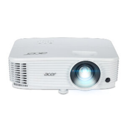 Acer PD1325W Projector Manuel utilisateur | Fixfr