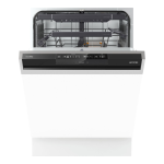 Gorenje GI66168X Lave-vaisselle int&eacute;grable Manuel utilisateur