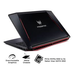 Manuel d'utilisation Acer Predator Helios 300 + AI Chat | Fixfr