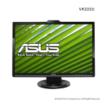 Asus VK222U Monitor Mode d'emploi