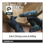 Powerplus POWP8040 DRILL/SCREWDRIVER 18V + 2BATT Manuel du propri&eacute;taire