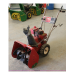 Toro 521 Snowthrower Manuel utilisateur