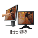 Eizo FlexScan L760T-C Manuel utilisateur