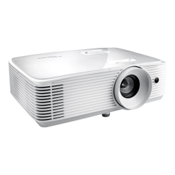 Optoma HD39HDR projector Manuel utilisateur | Fixfr