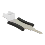 DeLOCK 86411 Keystone Tool RJ45 Secure  Fiche technique