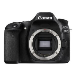 Canon EOS 80D Manuel utilisateur | Fixfr