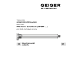 GEIGER PRO.TECline Spindle NHK Mode d'emploi