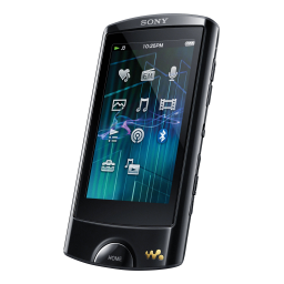 Sony NWZ-A864 Manuel utilisateur | Fixfr