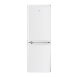 Indesit NCAA 55 Fridge/freezer combination Manuel utilisateur | Fixfr