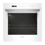 Brandt BXP6555W Built-in pyrolytic oven Manuel utilisateur